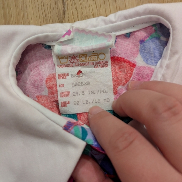 Vintage Bright Floral Dress & Bloomer Set - Picture 3 of 5